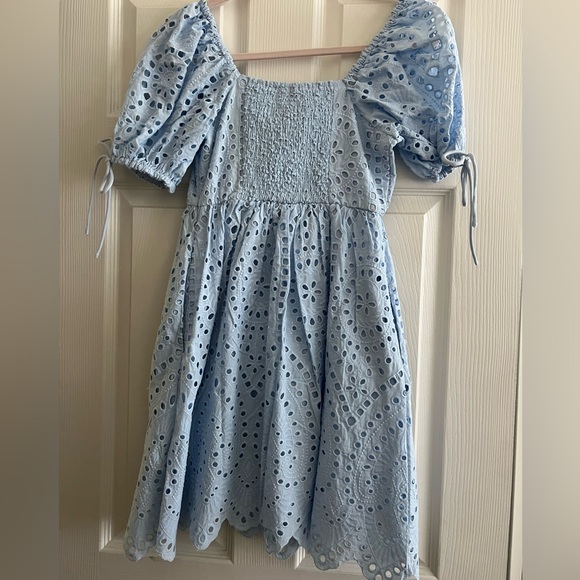 English Factory Eyelet Scallop Edge Dress - Picture 2 of 6